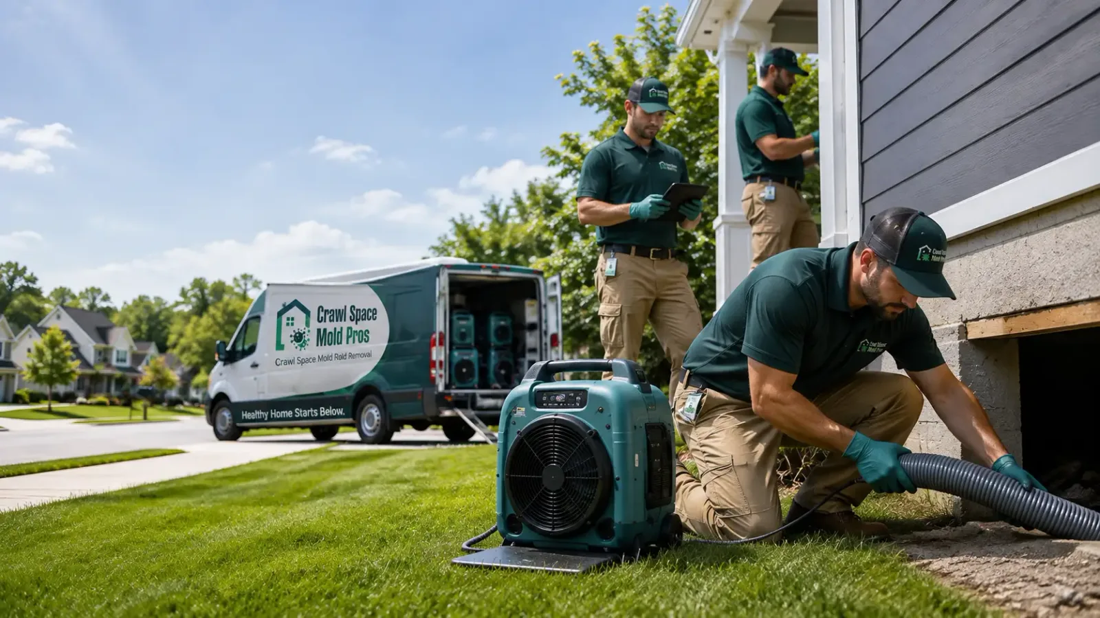 Crawl Space Mold Removal in Kittanning, PA